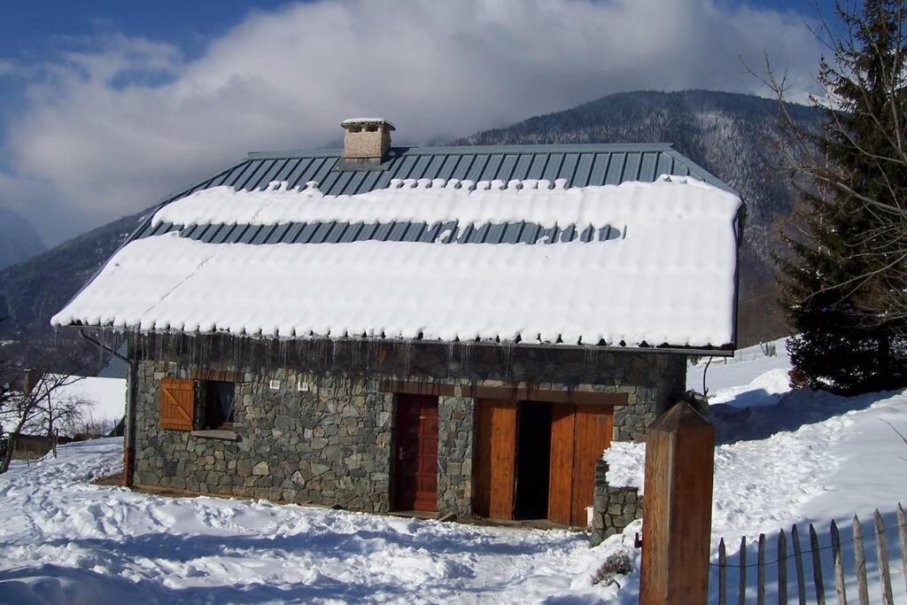 Rustic & A Chalet 'Le Sert Du Grey - Vaujany Villa Exterior foto